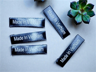 Mác Satin In Logo Theo Yêu Cầu